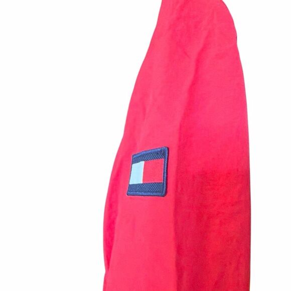 Tommy Hilfiger Colorblock Half-Zip Hooded Windbreaker Jacket Multicolor Large - Picture 7 of 12